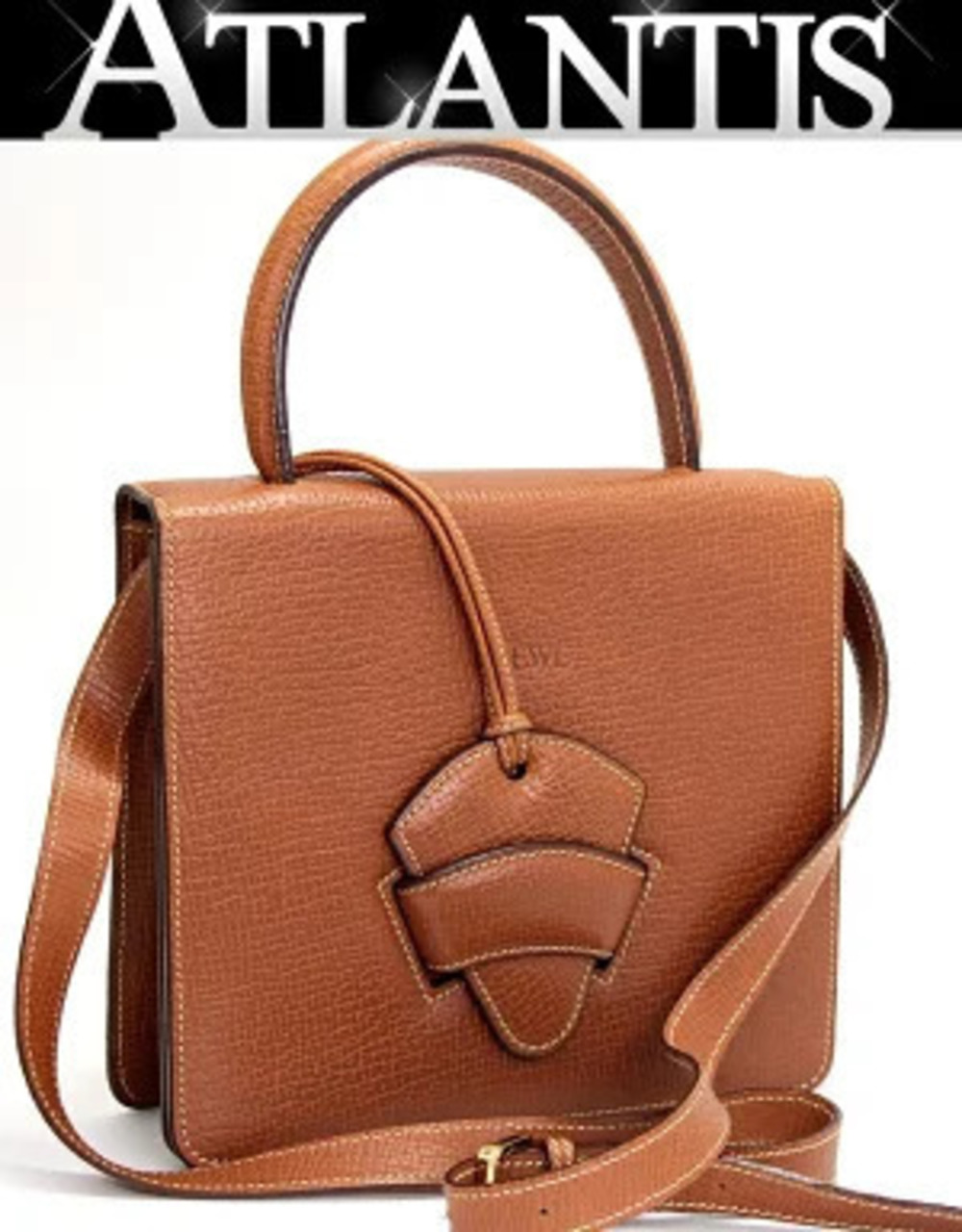 Loewe Barcelona Bag Leather Brown